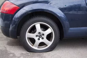 What to do when a tire gets flat