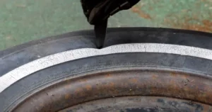 Slashing tires