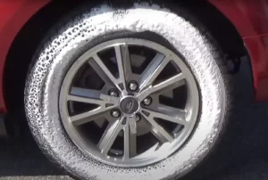 tire shine foam